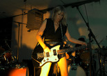 I.U.D. with Kim Gordon on June 8, 2014. Presented at MoMA PS1 as part of VW Sunday Sessions 2013-2014. Photograph: Charles Roussel.