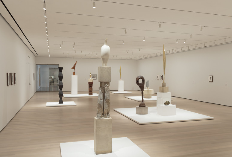 Installation view of Constantin Brancusi Sculpture, The Museum of Modern Art, New York, July 22, 2018–February 18, 2019. © 2018 The Museum of Modern Art. Photo: Denis Doorly