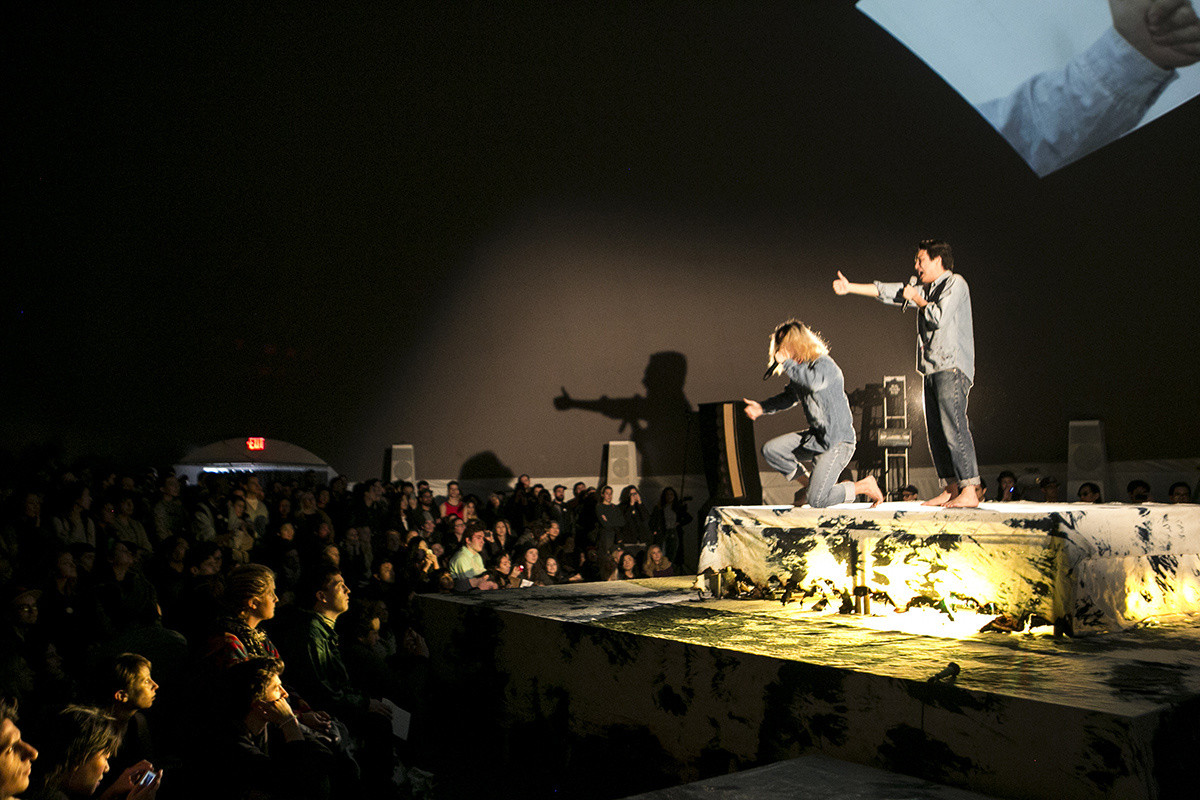 Spring Open House and Sunday Sessions on March 23, 2014, presented at MoMA PS1 as part of VW Sunday Sessions 2013-2014. Photo by Charles Roussel.
