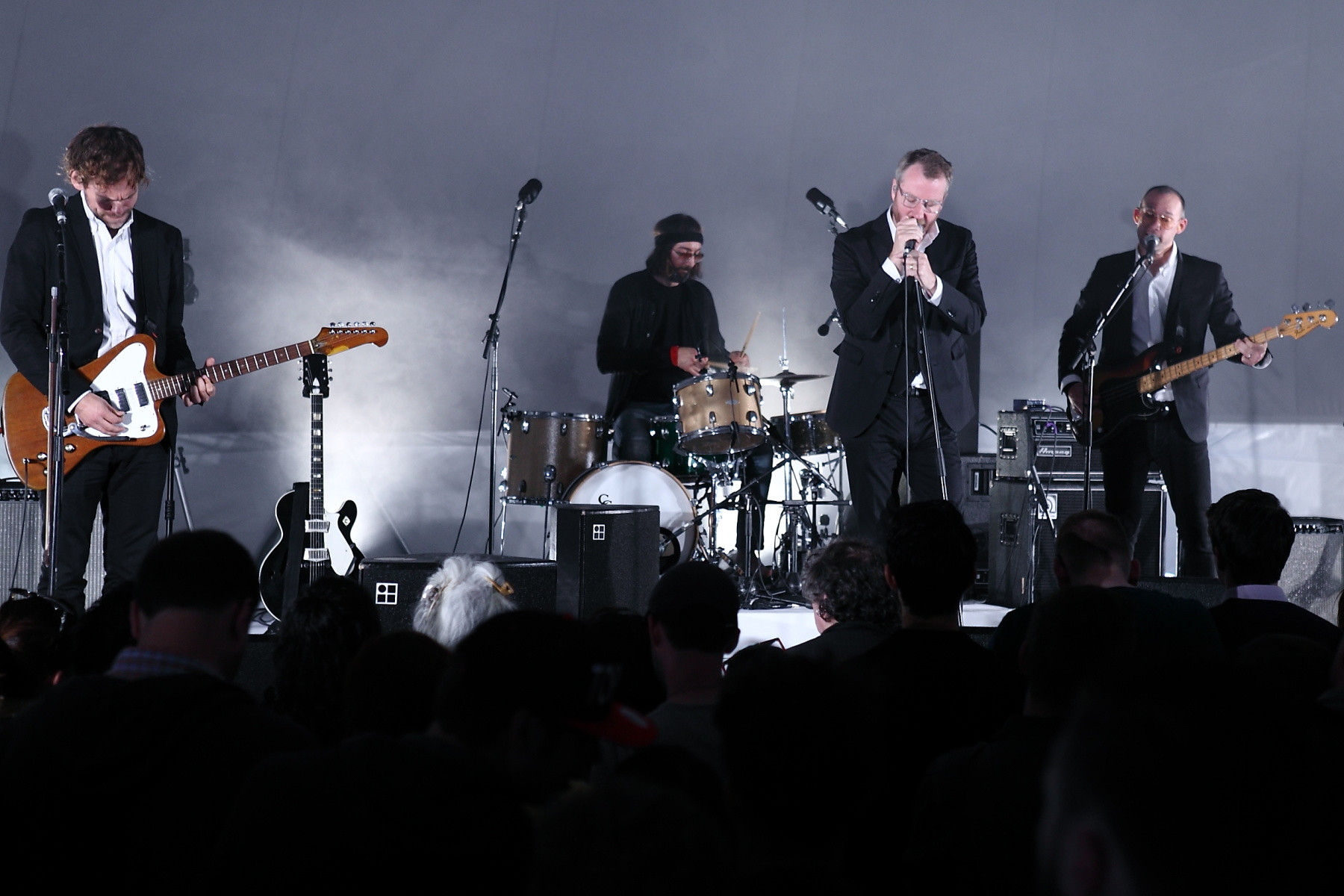 Ragnar Kjartansson A Lot of Sorrow featuring The National on May 5, 2013, presented at MoMA PS1 as part of VW Sunday Sessions 2012-2013. Photo by Charles Roussel.