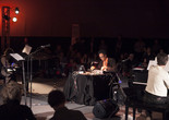 Jace Clayton’s The Julius Eastman Memorial Dinner on April 21, 2013. Presented at MoMA PS1 as part of VW Sunday Sessions 2012-2013. Photograph: Charles Roussel.