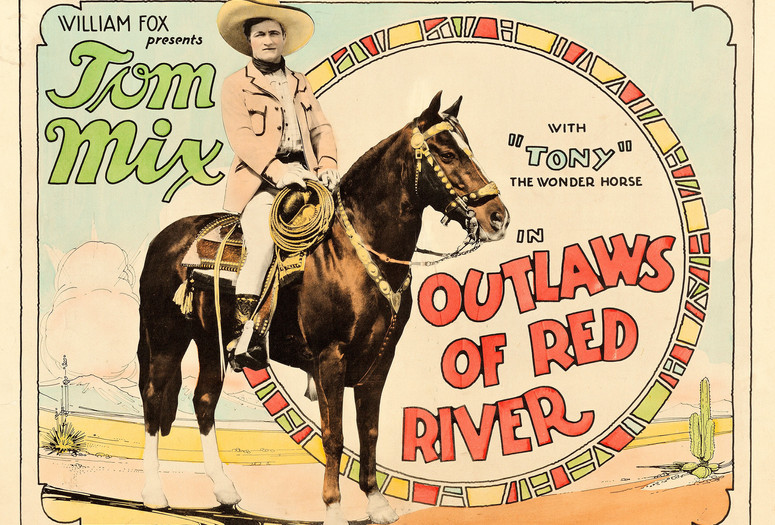 Outlaws of Red River. 1927. USA. Directed by Lewis Seiler. Courtesy Heritage Auctions (HA.com)