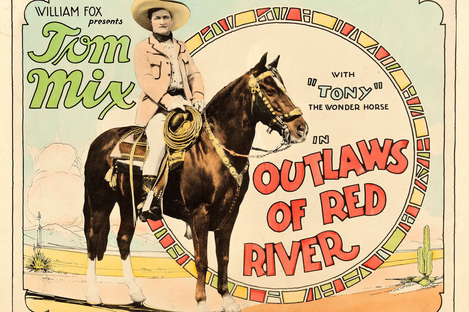 Outlaws of Red River. 1927. USA. Directed by Lewis Seiler. Courtesy Heritage Auctions (HA.com)