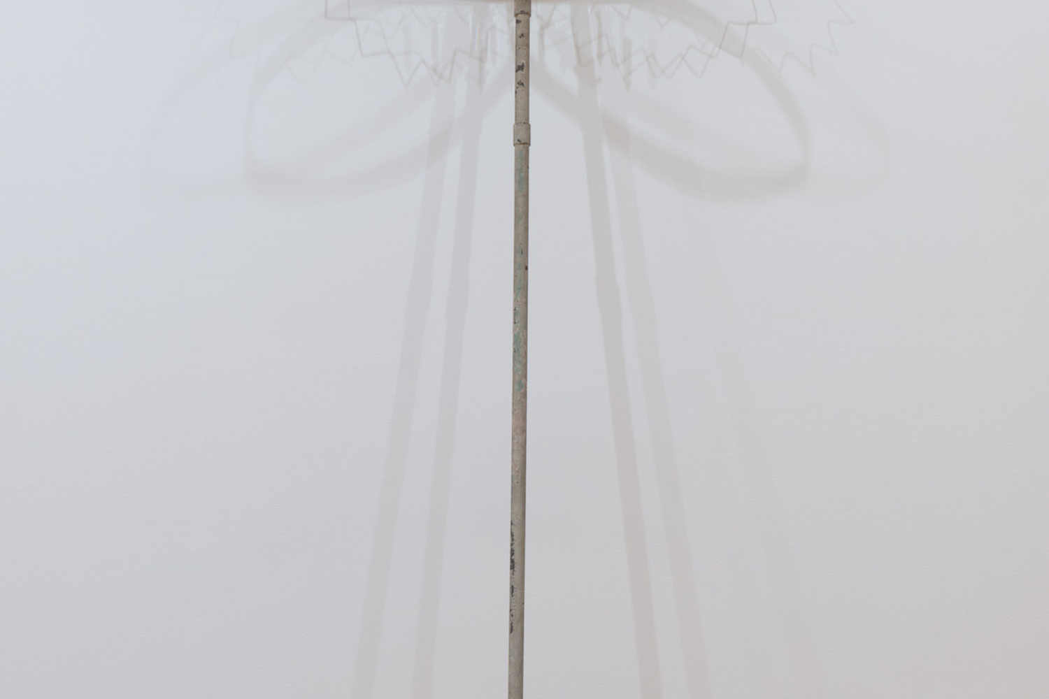 David Hammons. High Falutin'. 1990. Metal (some parts painted with oil), oil on wood, chandelier parts, rubber, velvet, plastic, and light bulbs, 13' 2" x 48" x 30 1/2" (396 x 122 x 77.5 cm). Robert and Meryl Meltzer Fund and purchase. © 2019 David Hammons