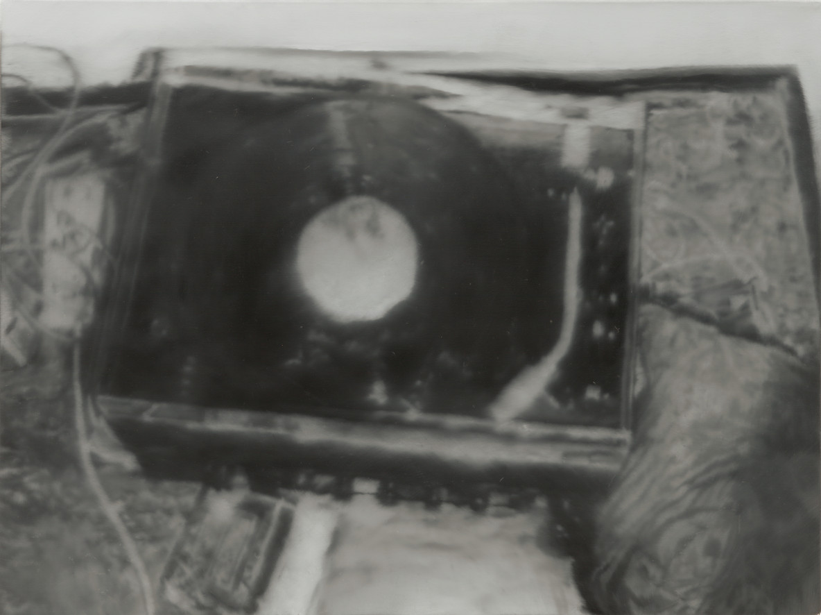 A panel from Gerhard Richter’s October 18, 1977 (1988)