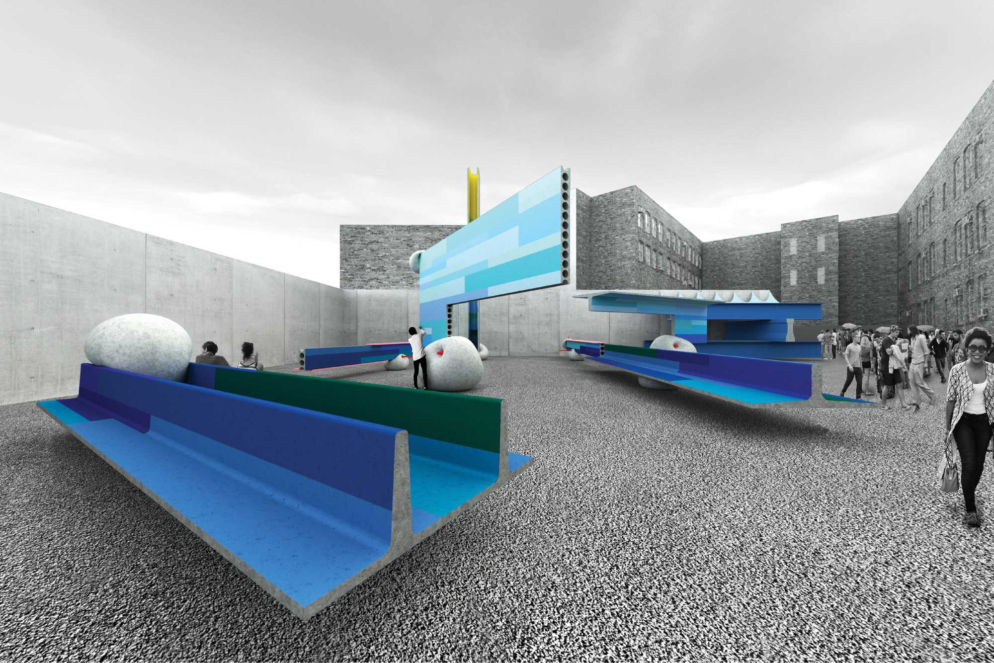 Matter Design Brandon Clifford, Johanna Lobdell, and Wes McGee Project Team: Kevin Marblestone, Asa Peller, Gil Sunshine, Tyler Swingle, and Emily Whitbeck Boston, MA Collaborators: CEMEX Global R&D, AKT II