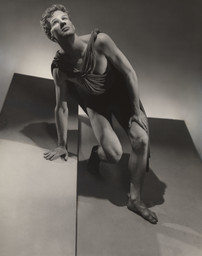 George Platt Lynes (American, 1907–1955). Lew Christensen in “Apollon Musagète,” June 24, 1937. Gelatin silver print . 13 1/4 × 11 ¾ in. (33.7 × 29.9 cm). The Museum of Modern Art, New York. Gift of Russell Lynes © 2019 Estate of George Platt Lynes