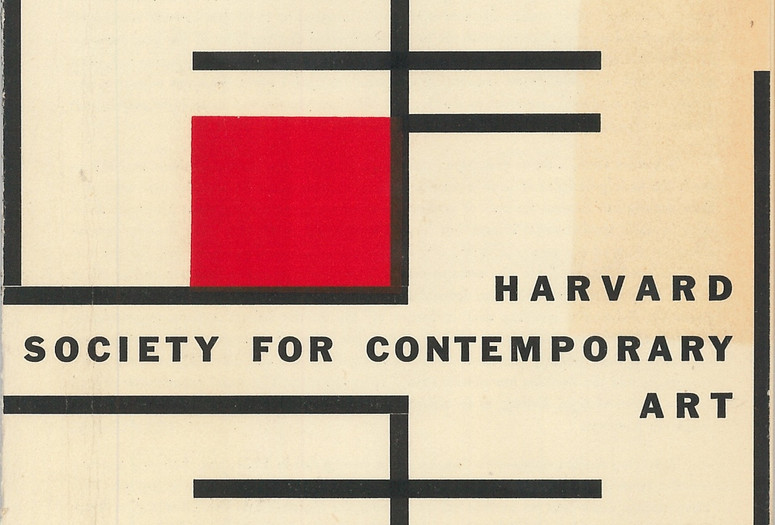 Pamphlet for the exhibition Bauhaus: 1919–1923 Weimar, 1924 Dessau, The Harvard Society for Contemporary Art, December 1930–January 1931. Harvard Society for Contemporary Art Scrapbooks, Vol. 2 (Autumn 1930–1933). The Museum of Modern Art Archives, New York