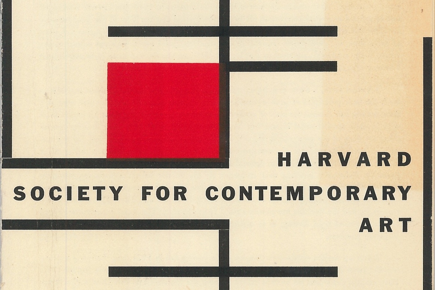 Pamphlet for the exhibition Bauhaus: 1919–1923 Weimar, 1924 Dessau, The Harvard Society for Contemporary Art, December 1930–January 1931. Harvard Society for Contemporary Art Scrapbooks, Vol. 2 (Autumn 1930–1933). The Museum of Modern Art Archives, New York