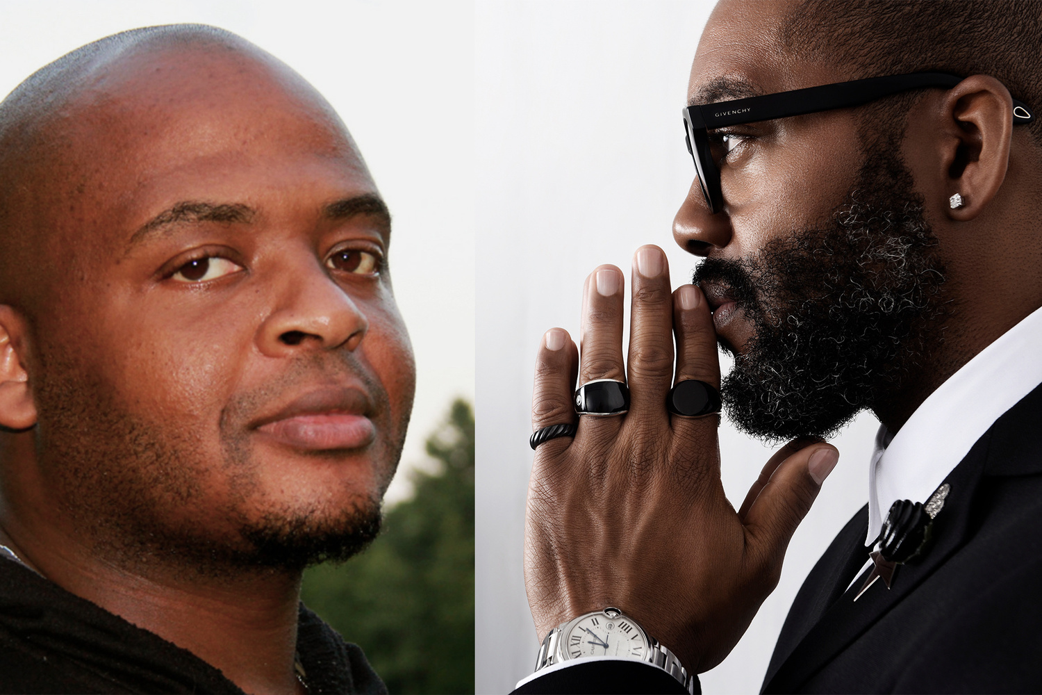 Kiese Laymon. Photo by Kiese Laymon; Mitchell Jackson: Photo by John Ricard.