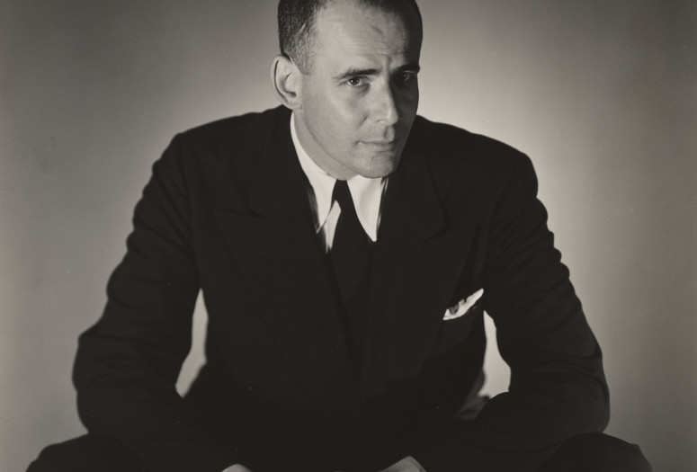 George Platt Lynes. Lincoln Kirstein. c. 1948. Gelatin silver print, 9 1/2 × 7 3/4" (24.2 × 19.6 cm). The Museum of Modern Art, New York. Gift of Russell Lynes. © 2019 Estate of George Platt Lynes