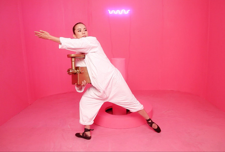 Jen Liu. The Pink Detachment. 2015. Single-channel HD video, 19:40 min. Courtesy the artist