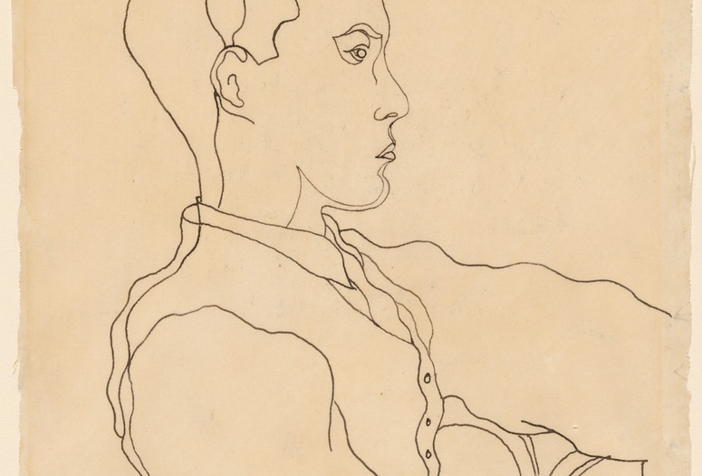 Jean Cocteau. Glenway Wescott. 1926. Ink on paper, 10 3/8 x 7 7/8" (26.1 x 20.0 cm). Gift of Monroe Wheeler. © 2019 Artists Rights Society (ARS), New York/ADAGP, Paris