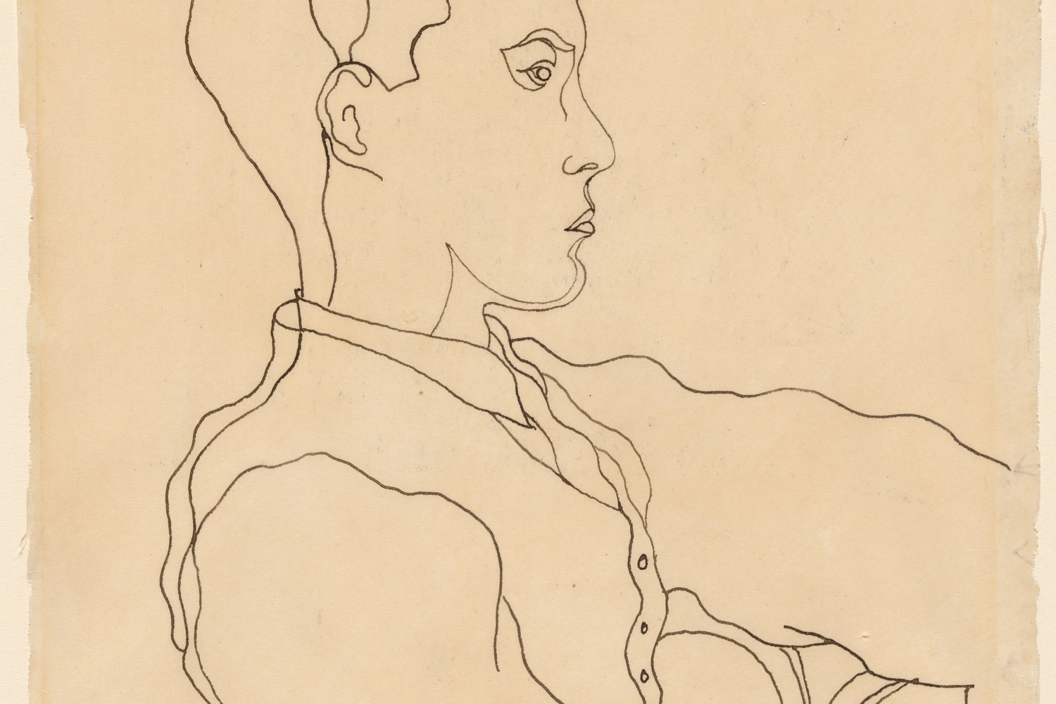 Jean Cocteau. Glenway Wescott. 1926. Ink on paper, 10 3/8 x 7 7/8" (26.1 x 20.0 cm). Gift of Monroe Wheeler. © 2019 Artists Rights Society (ARS), New York/ADAGP, Paris