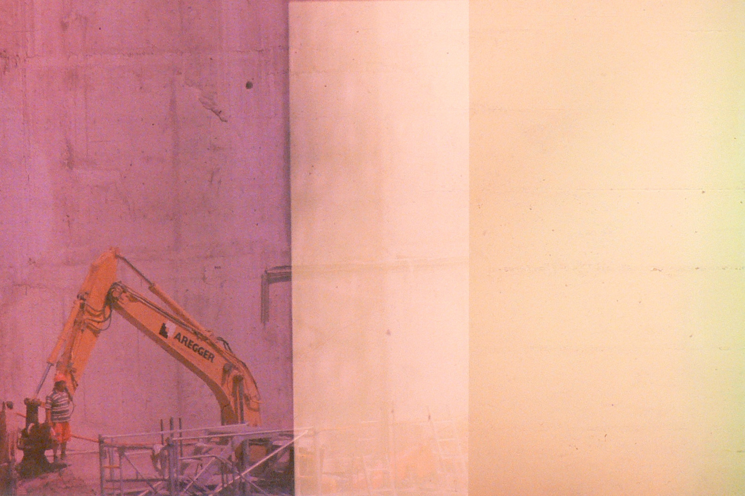 Basim Magdy. A 240 Second Analysis of Failure and Hopefulness (With Coke, Vinegar and Other Tear Gas Remedies). 2012. 160 35mm color slides and two synchronized Kodak slide carousel projectors, 240 sec. Fund for the Twenty-First Century. © 2019 Basim Magdy