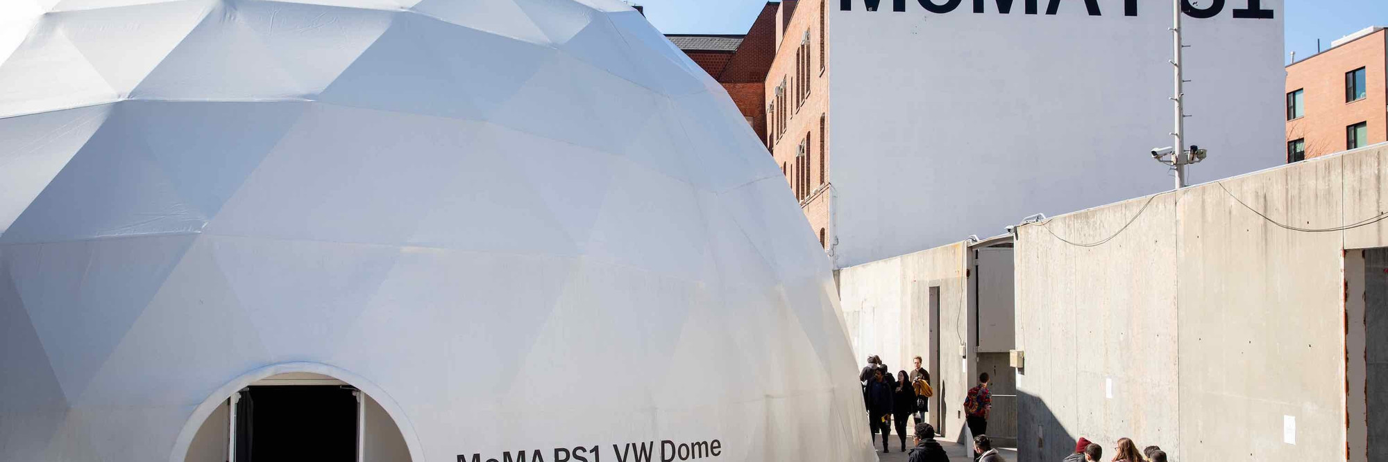The VW Dome at MoMA PS1, New York City. Photo: Walter Wlodarczyk