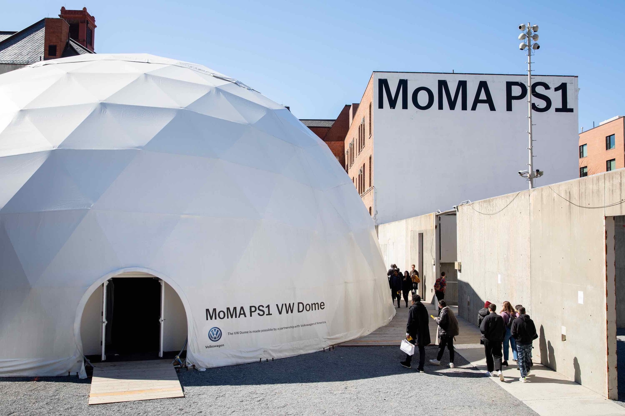 The VW Dome at MoMA PS1, New York City. Photo: Walter Wlodarczyk