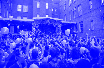 Warm Up on June 30, 2018, presented at MoMA PS1 as part of Warm Up 2018. Photo by Ethan Holland.