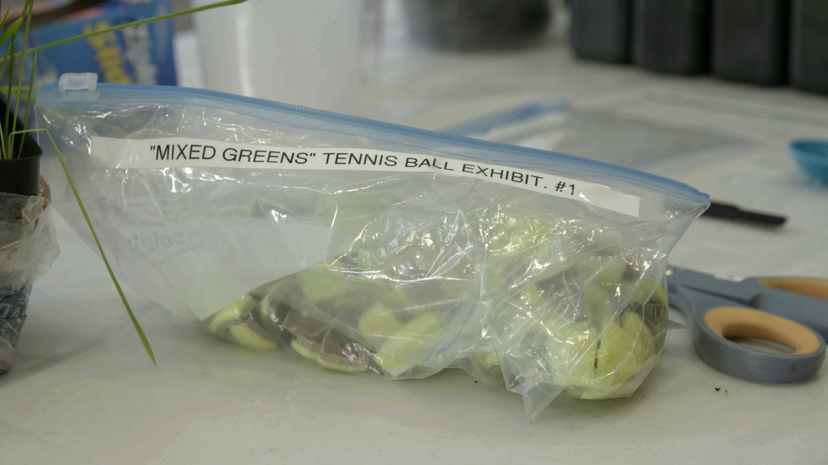 The team identified chemically inert ingredients that could be safely stored in MoMA’s warehouses alongside more traditional paintings and sculptures. Things like tennis balls, yoga mats, and Google Glass were deemed stable enough to stockpile.