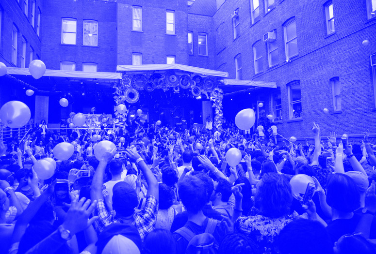 Warm Up on June 30, 2018, presented at MoMA PS1 as part of Warm Up 2018. Photo by Ethan Holland.
