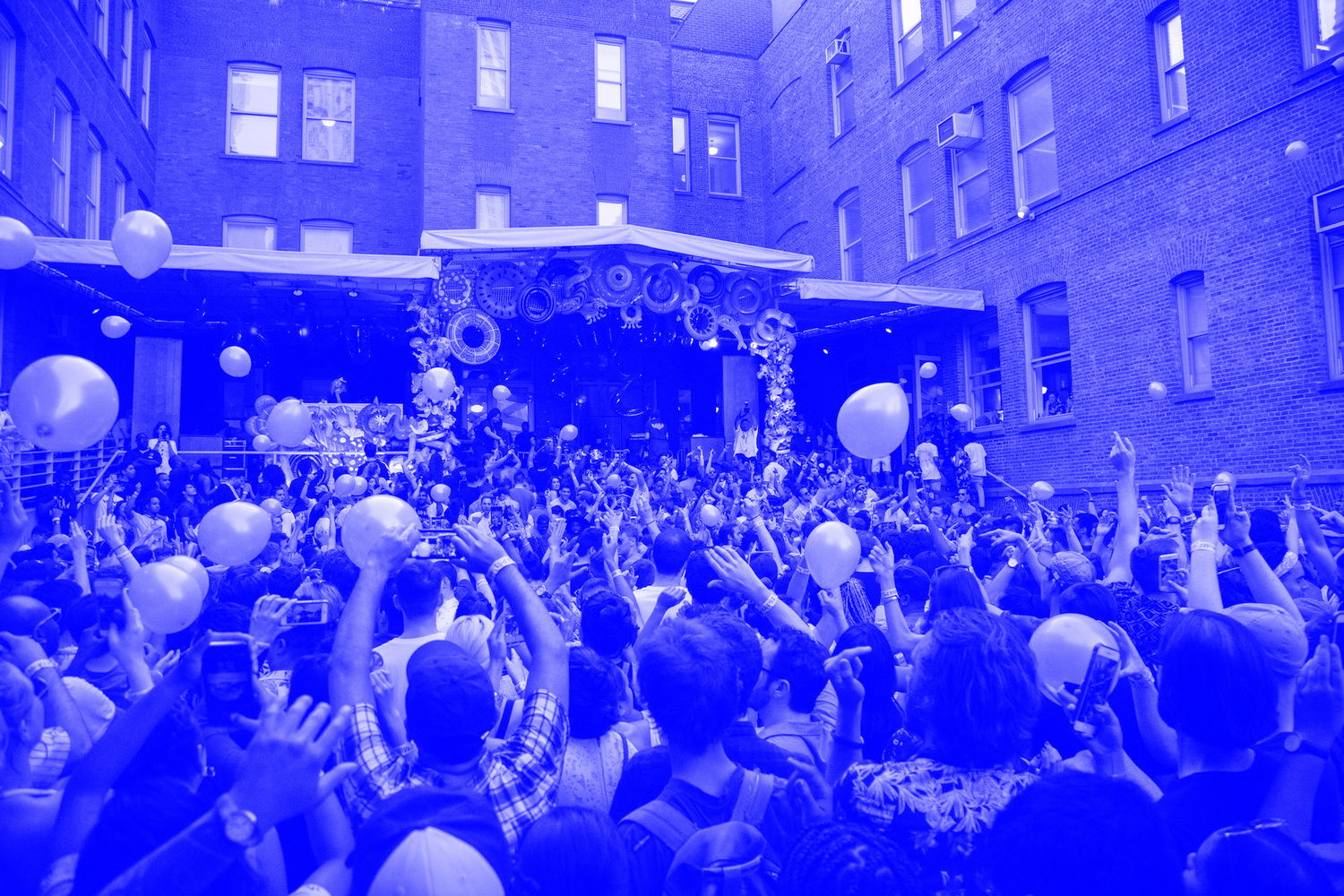 Warm Up on June 30, 2018, presented at MoMA PS1 as part of Warm Up 2018. Photo by Ethan Holland.