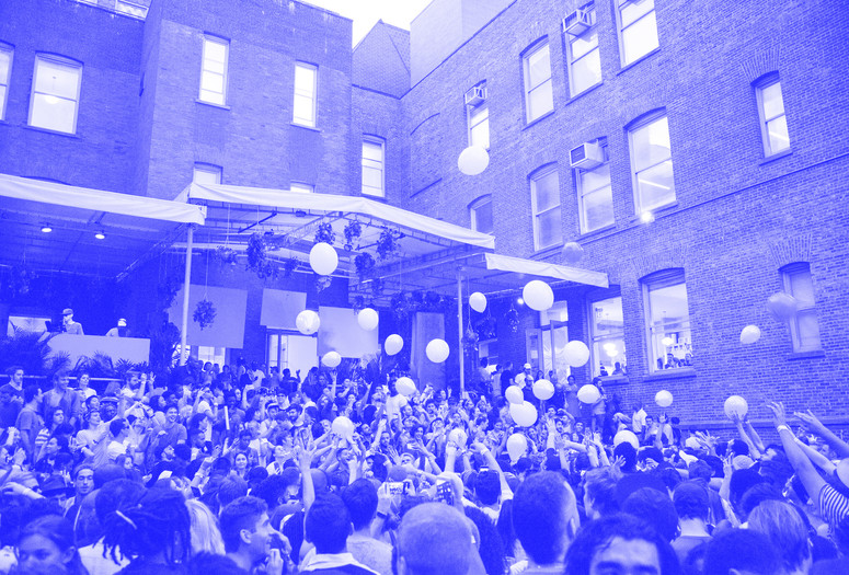Warm Up on August 4, 2018, presented at MoMA PS1 as part of Warm Up 2018. Photo by Sara Wass.