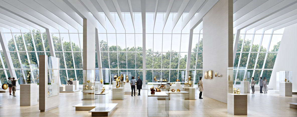 wHY’s rendering of the planned regional galleries at The Metropolitan Museum of Art