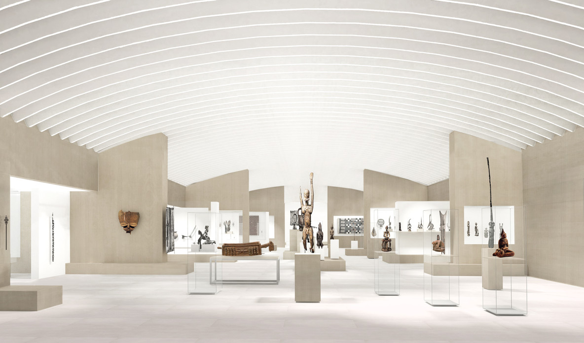 wHY’s rendering of the African section of the galleries at The Metropolitan Museum of Art