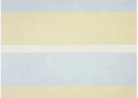 Agnes Martin. With My Back to the World. 1997. Synthetic polymer paint on canvas, six panels, each 60 x 60&#34; (152.5 x 152.5 cm). Fractional and promised gift of the Ovitz Family Collection. © 2019 Estate of Agnes Martin/Artists Rights Society (ARS), New York