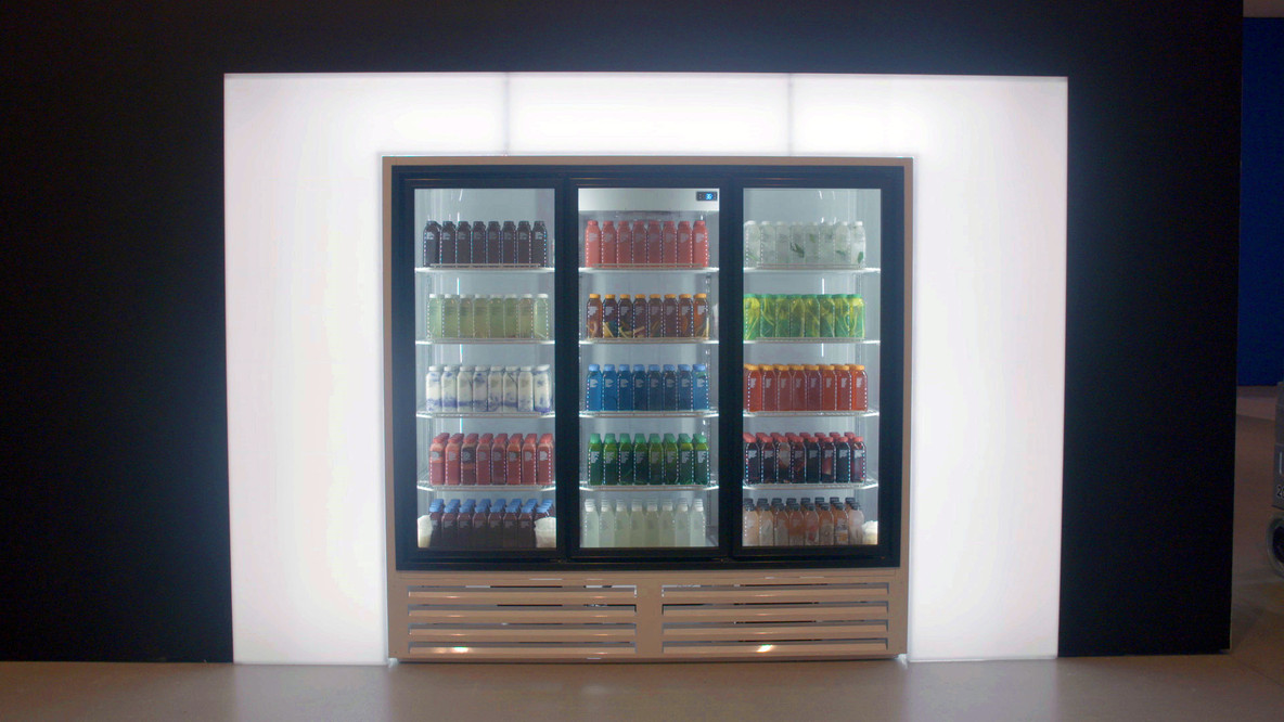 Josh Kline’s Skittles (2014), fully stocked