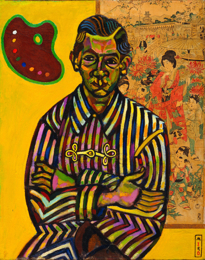 Portrait of Enric Cristòfol Ricart (1917) accompanied by Gymnopedies, I. “Lent” by Erik Satie