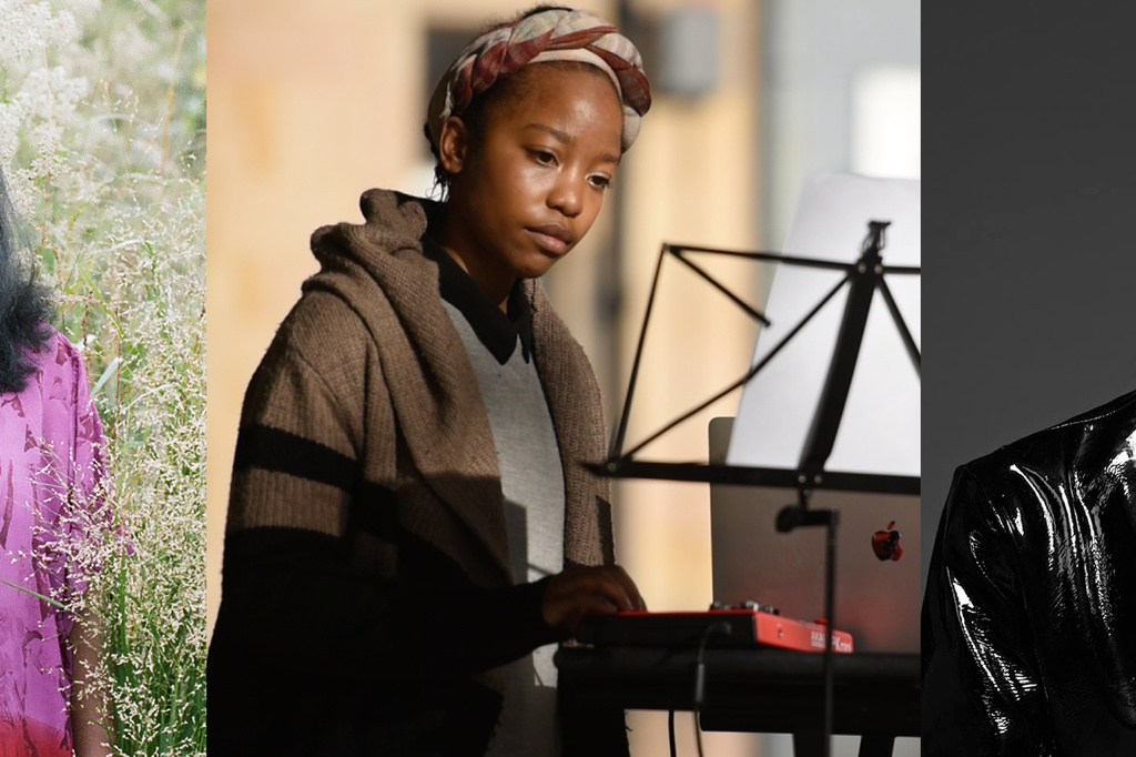 Images from left: Courtesy of Salome Asega. Photo: Naima Green; Courtesy of Steffani Jemison. © Nottingham Contemporary 2017; Courtesy of Jacolby Satterwhite