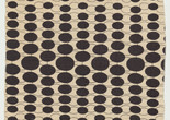 Joel Robinson. Ovals textile. c.1951-1955. Screenprinted linen, 50 × 34&#34; (127 × 86.4 cm). Manufacturer: L. Anton Maix Fabrics, New York, NY. Committee on Architecture and Design Funds