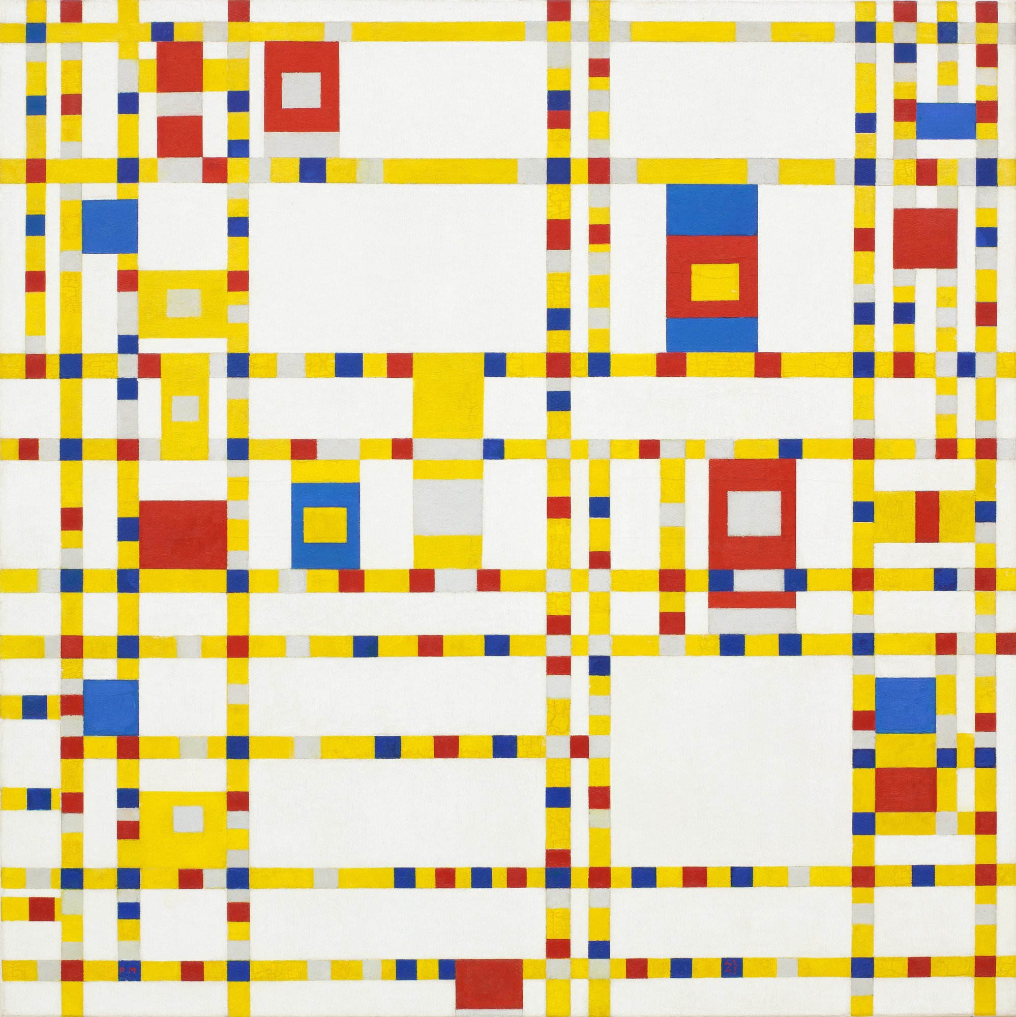 Piet Mondrian. Broadway Boogie Woogie. 1942-43 | MoMA