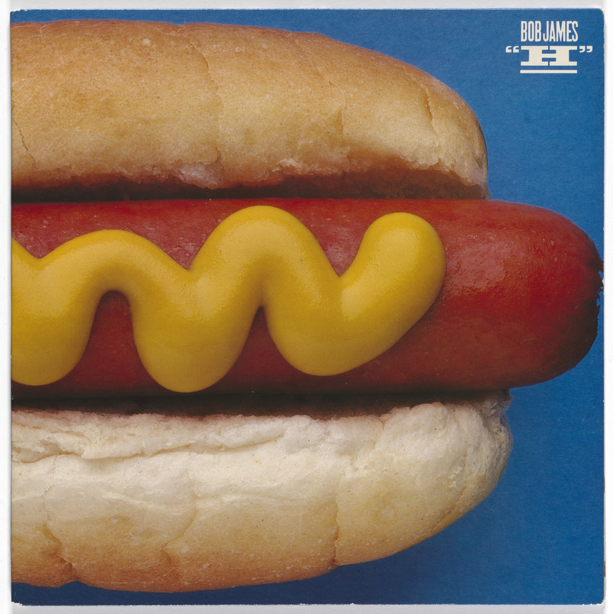 Paula Scher, John Paul Endress. Album cover for Bob James, “H”. 1980