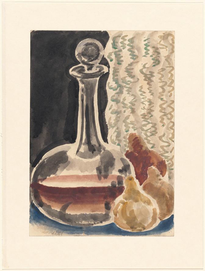 Vanessa Bell. Decanter with Fruit. 1918