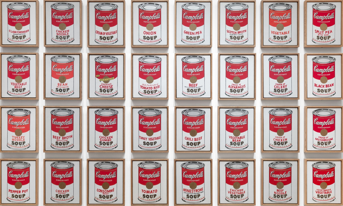 Andy Warhol. Campbell’s Soup Cans. 1962