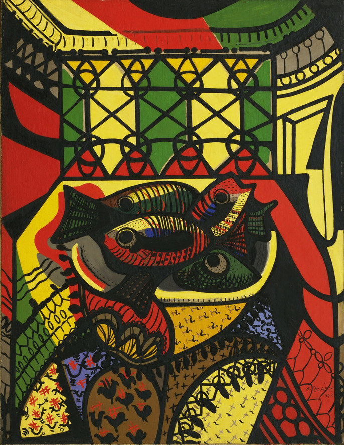 Amelia Peláez Del Casal. Fishes. 1943