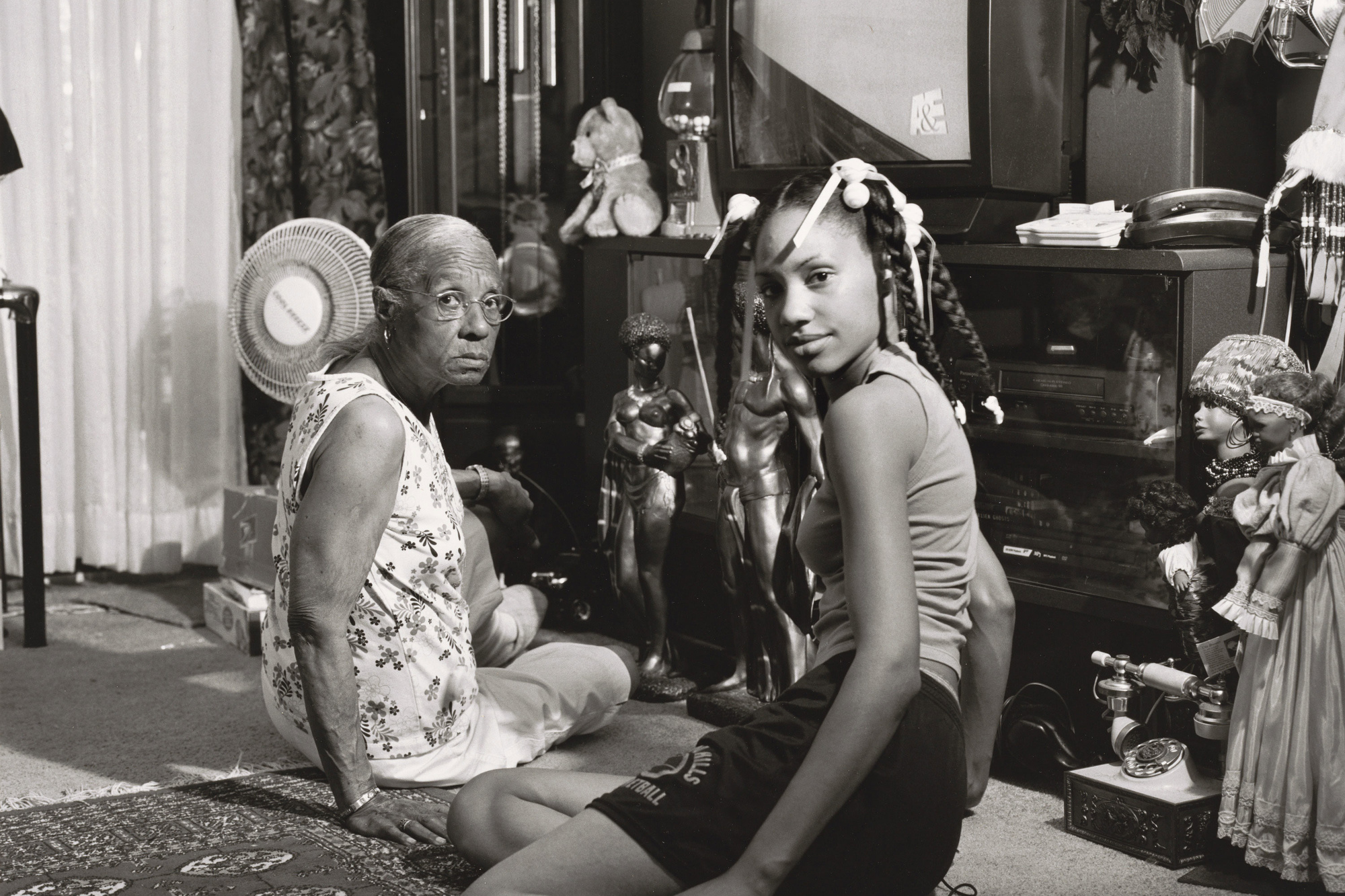 LaToya Ruby Frazier. Grandma Ruby and Me. 2005. Gelatin silver print, 18 3/8 × 23 5/16" (46.7 × 59.2 cm). The Photography Council Fund. © 2018 LaToya Ruby Frazier