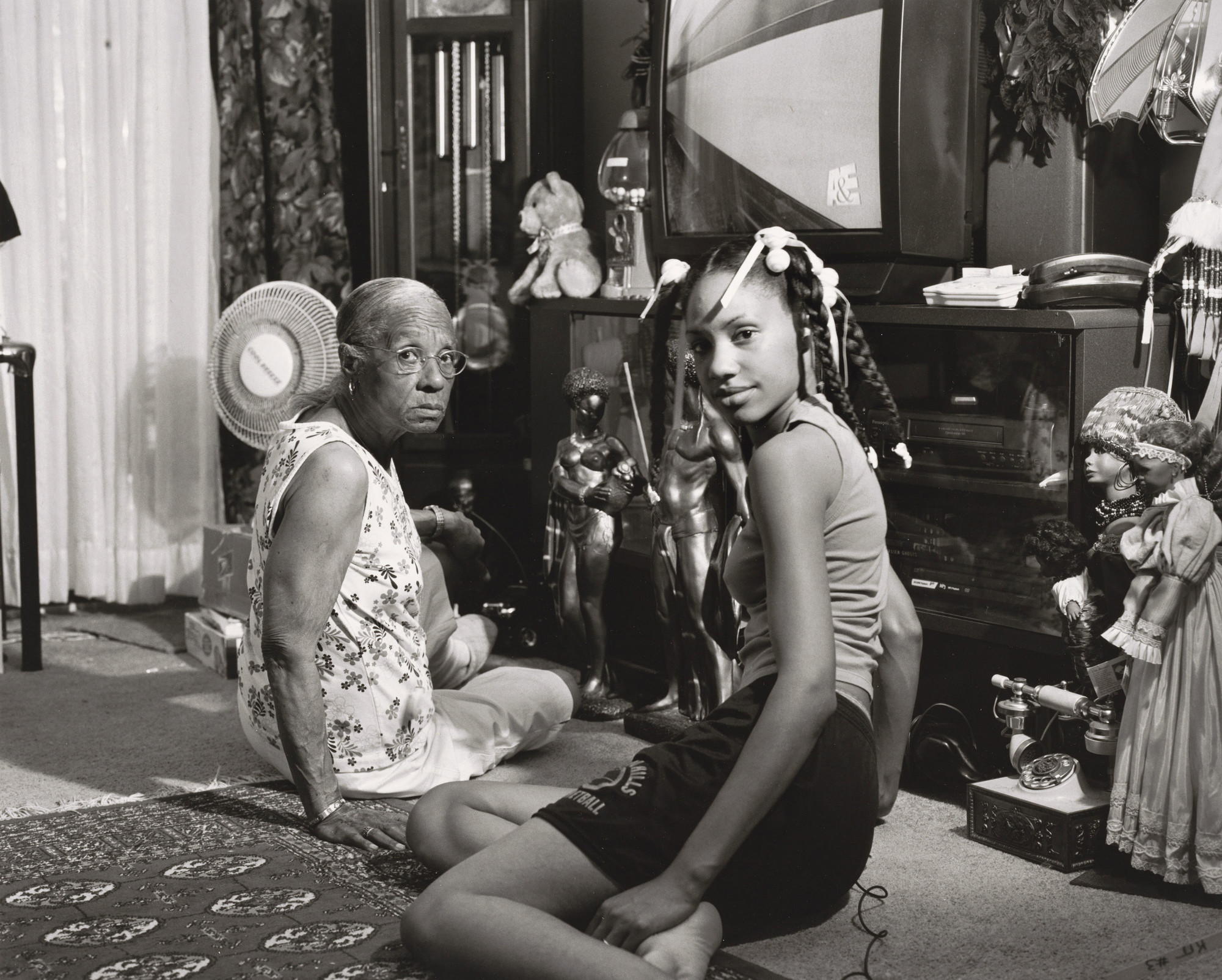 LaToya Ruby Frazier. Grandma Ruby and Me. 2005. Gelatin silver print, 18 3/8 × 23 5/16" (46.7 × 59.2 cm). The Photography Council Fund. © 2018 LaToya Ruby Frazier