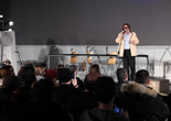 The Andy Kaufman Effect: Comedy in the Expanded Field on February 17, 2013. Presented at MoMA PS1 as part of VW Sunday Sessions 2012-2013. Photograph: Charles Roussel.