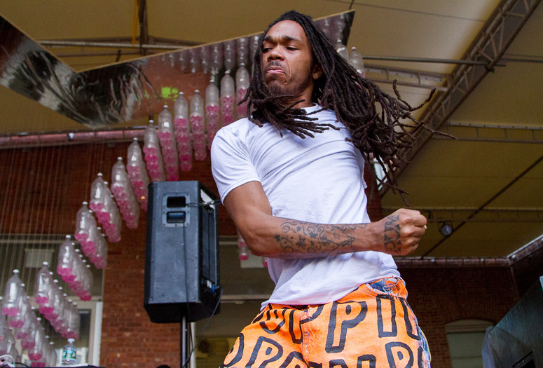Warm Up on August 6, 2016, presented at MoMA PS1 as part of Warm Up 2016. Photo courtesy of MoMA PS1.