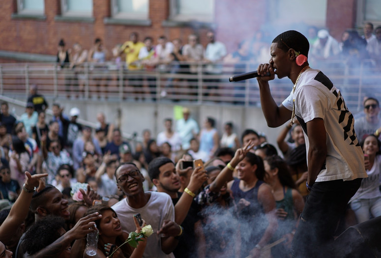 Warm Up on August 27, 2016, presented at MoMA PS1 as part of Warm Up 2016. Photo by Mark Cole.