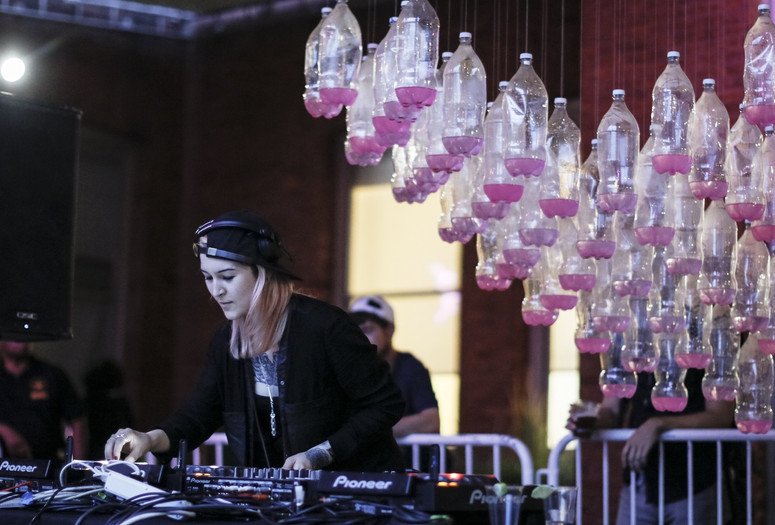 Warm Up on July 30, 2016, presented at MoMA PS1 as part of Warm Up 2016. Photo by Charles Roussel.