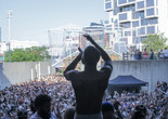 Warm Up on July 25, 2015, presented at MoMA PS1 as part of Warm Up 2015. Photo by Mark Cole.