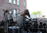 Warm Up on July 12, 2014, presented at MoMA PS1 as part of Warm Up 2014. Photo courtesy of MoMA PS1.
