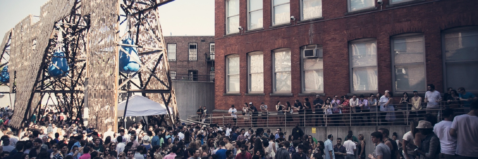 Warm Up on June 29, 2013, presented at MoMA PS1 as part of Warm Up 2013. Photo by Charles Roussel.