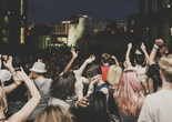 Warm Up on July 19, 2014, presented at MoMA PS1 as part of Warm Up 2014. Photo by Charles Roussel.