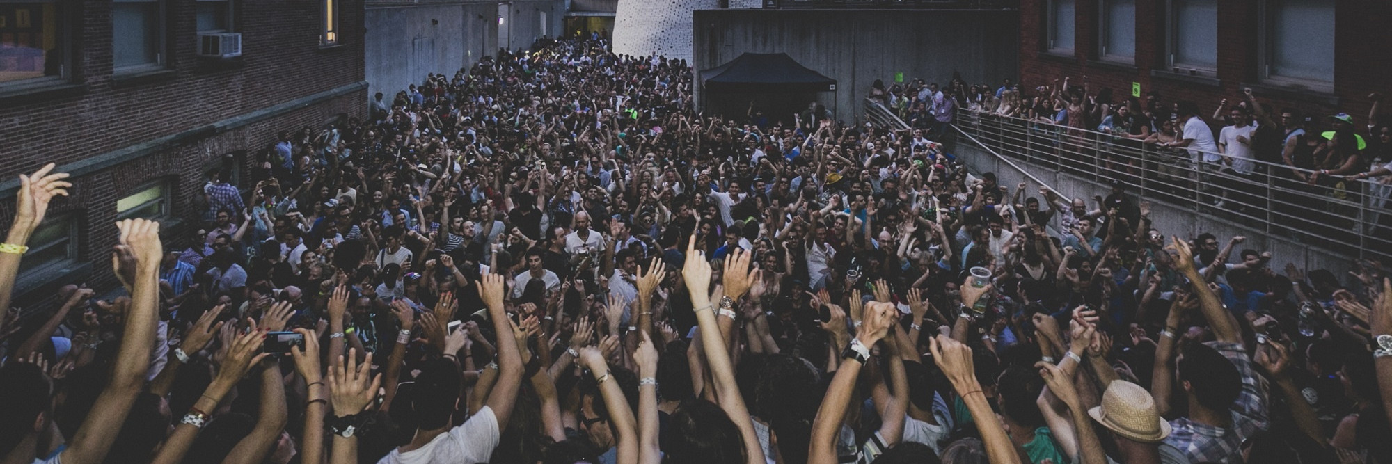 Warm Up on June 28, 2014, presented at MoMA PS1 as part of Warm Up 2014. Photo by Charles Roussel.