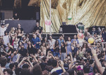 Warm Up on August 8, 2015, presented at MoMA PS1 as part of Warm Up 2015. Photo by Charles Roussel.
